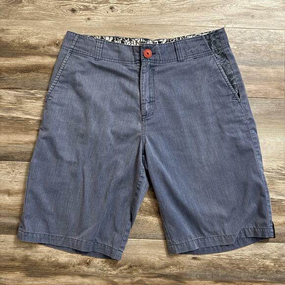 LOST Enterprises Mens Shorts Blue with Graphic Lining Skater Surf Y2K Size 32 - Picture 1 of 11